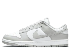 Кроссовки Nike Dunk Grey Fog бело-серые DD1391-103