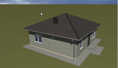 Одноэтажный дом с двумя спальнями 69м² (S23)