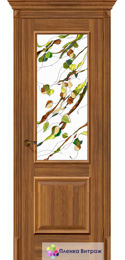 Витражная пленка на окна самоклеящаяся пленка витражная пленка на стекло пленка витраж с листьями