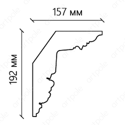 Карниз орнаментальный SK48N (наборный)