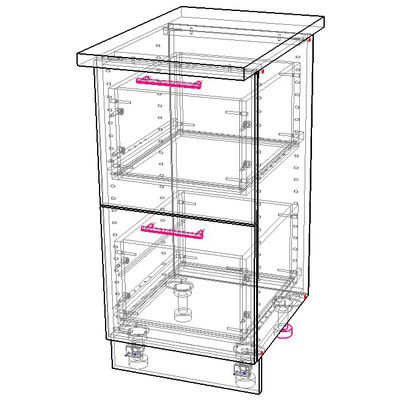 Стол кухонный Аляска Н-42 (400)
