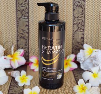 Купить тайский шампунь carebeau с кератином keratin hair shampoo (400 мл), узнать отзывы