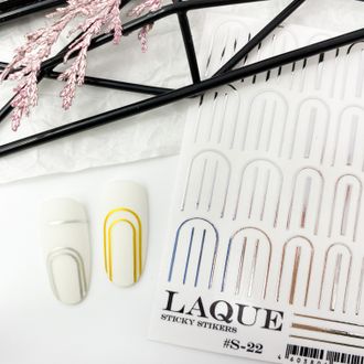 LAQUE STIKERS S-22 silver