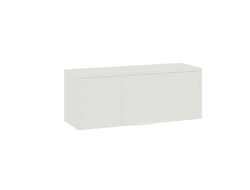 Детская СТЕЛЛА - Шкаф настенный Белый Холст/Белый Жемчуг