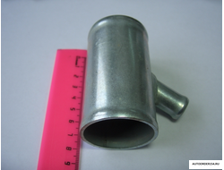 Трубка тройник 45х16х45мм металл угол 70 гр.цена за 1 шт.