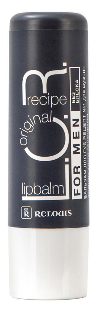 Relouis Бальзам для губ рецепт №1 для мужчин "L.O.R. Lipbalm Original Recipe"