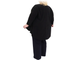 Женская струящаяся туника арт. 4340-913 (цвет черный) Размеры 58-84