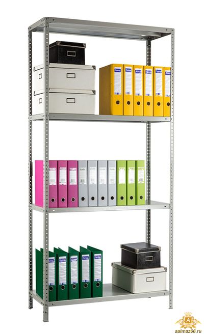 Металлический архивный стеллаж MS Standart 220x70x50-4