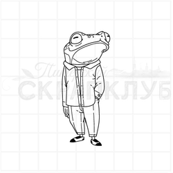 Штамп лягушка