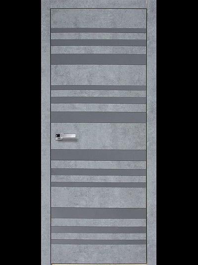 Межкомнатная дверь Лофт Платинум 12 с кромкой