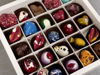 Корпусные конфеты - Бельгийский шоколад 25 конфет. Арт 8.832