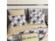 Комплект постельного белья Делюкс Сатин рисунок гусиные лапки  L435 (2 спальный комплект)
