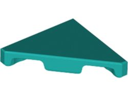 Tile, Modified 2 x 2 Triangular, Dark Turquoise (35787 / 6334128)