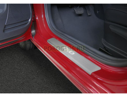 Накладки на пороги для Kia Rio / Rio X-Line 2017-