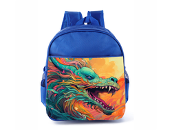 Рюкзак синий год Дракона №9