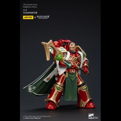 Магистус Амон, капитан Тысячи Сынов (Warhammer Horus Heresy) - КОЛЛЕКЦИОННАЯ ФИГУРКА 1/18 Thousand Sons Magistus Amon (JT5826) - JOYTOY