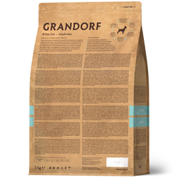 Grandorf (Грандорф): сухой корм для собак мини-пород, Белая рыба 3 кг