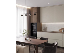 Кухня прямая, 2600мм.  Материал фасадов ЛДСП. Срок изготовления от 15 рабочих дней. Цена на момент изготовления 70000 руб.