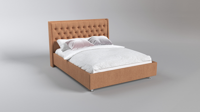 Современная дизайнерская кровать Марсель, мягкое изголовье, катерная стяжка, фанера, усиленная металлом, с подъемным механизмом и бельевым ящиком, американский стиль