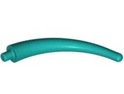 Dinosaur Tail End Section / Horn, Dark Turquoise (40379 / 6270178)
