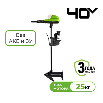 Лодочный мотор Greenworks G40TM55