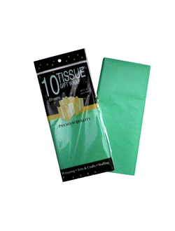 Бумага тишью упаковка 10 шт нефритовый