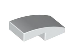 Slope, Curved 2 x 1 x 2/3, White (11477 / 6034044)