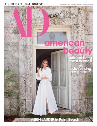 AD Magazine US Architectural Digest August 2023 Aerin Lauder Cover, Intpressshop