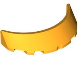 Windscreen 3 x 6 x 1 Curved, Bright Light Orange (62360 / 6418392)