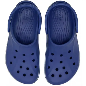 CROCS BAYABAND CLOG СИНИЕ С БЕЛЫМ