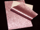 Экокожа глиттер средний, 20*30 см, цвет 4-розовый