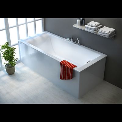 Astra-Form ванна Нейт Solid Surface 180/80 см белая матовая