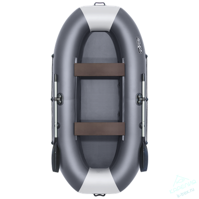 Лодка ПВХ Мастер Лодок Таймень LX290 Графит / Св.Серый