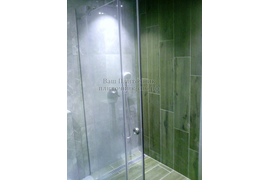 Облицовка душевой плиткой со сноской и без 