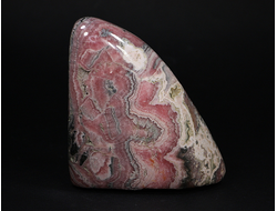 РЕДКОСТЬ! Родохрозит, крупный полированный коллекционный образец, Аргентина (114*100*60 мм, 1122 г) №18441