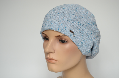 Итальянский берет весна -  осень с люрексом Вицио