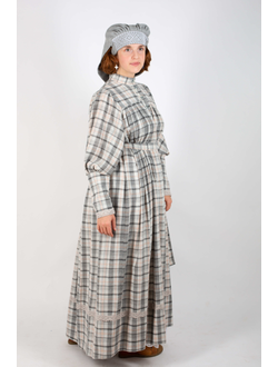 Платье "Поморское" в клетку