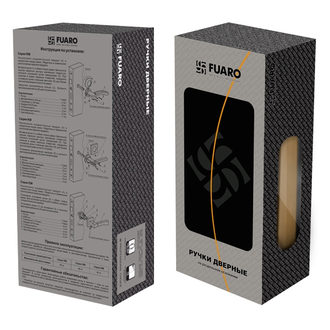Ручка Fuaro (Фуаро) раздельная LARGO RM AB/GP-7 бронза/золото