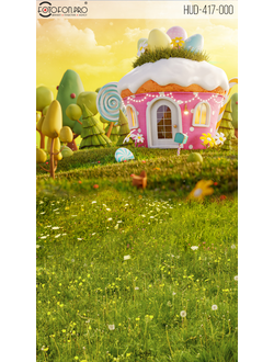 Фотофон виниловый «Пряник на полянке»