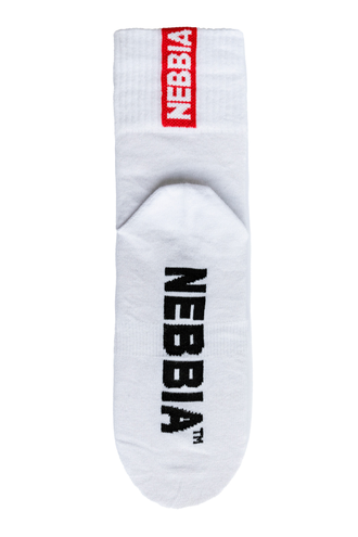 Носки NEBBIA “EXTRA MILE” crew socks 103 Белые