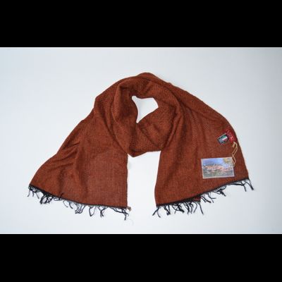 Терракотовый шарф платок женский Vizio Италия 6205