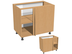 Тумба угловая с полкой В/Ш/Г 720х910х506мм.