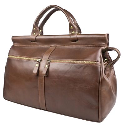 Кожаный саквояж Veano Premium brown (арт. 4004-53)