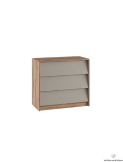 Ева комод 1 Крафт табачный/Кашемир