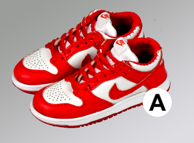 Кроссовки красные 1/6 (OS07A) -  Sneaker Series 3 - ONESIX-VERSE TOYS