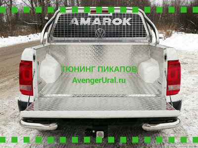 Защитный алюминиевый вкладыш в кузов автомобиля (комплект)