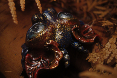 "Шуршащий Вихрябрррь". Коллекционная брошь с котом в стиле фэнтези