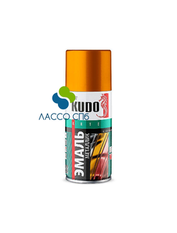 KUDO Эмаль универсальная Металлик Золото 210 мл