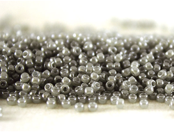 Бисер Toho 15/0 0150 Ceylon Smoke / Полупрозрачный глянцевый дымчато-серый