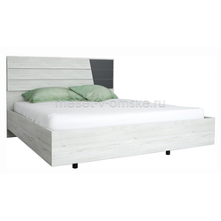 ШМ177 Кровать "Гамма" (1600). Размер: 1640*1105*2070 Спальная зона: 1600*2000